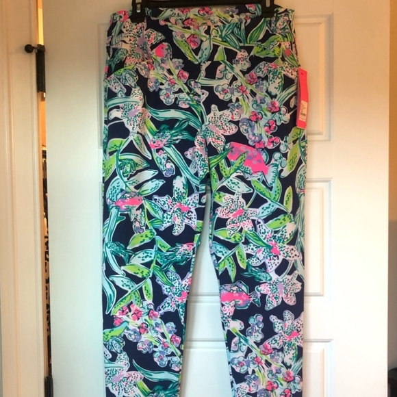 Lilly Pulitzer Pants - Lilly Pulitzer Golf Fairway Pants, Size 12, EUC